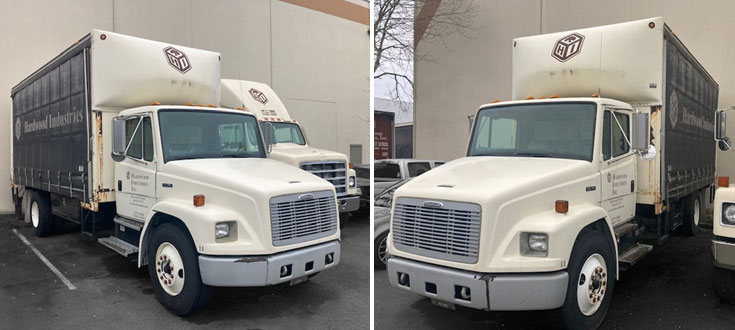 Freightliner FL70 Delivery Box Truck for sale.
