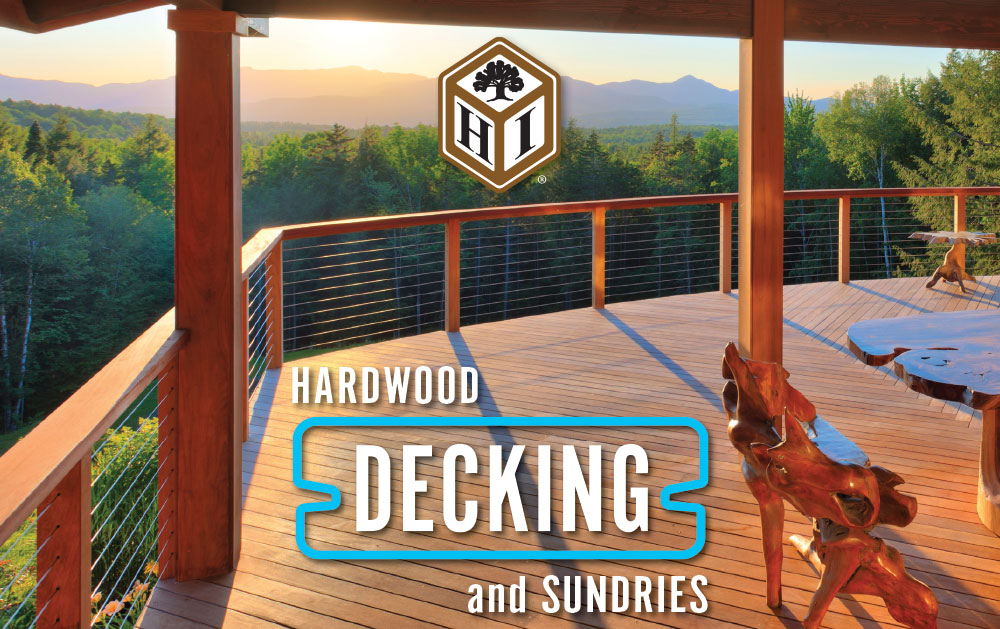 Hardwood Decking in stock!  Ipe, Tigerwood, and Red Balue (Batu) decking in several popular sizes.