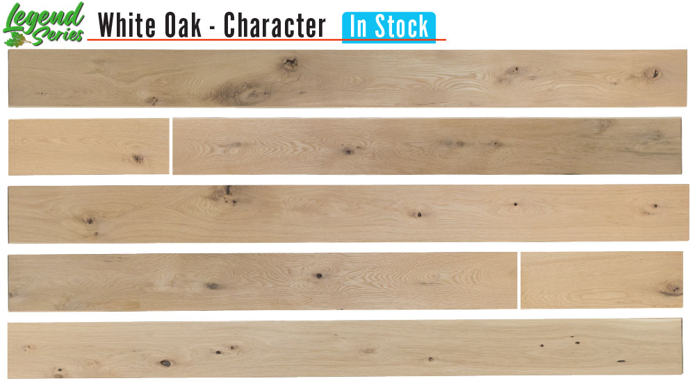 Legend Series White Oak Engineered Flooring.