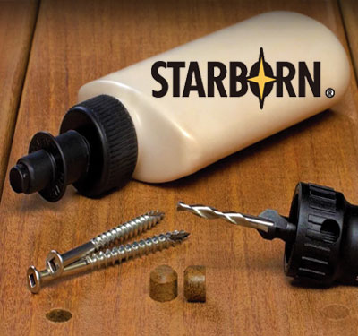Starborn decking fasteners and related decking specific  installation tools.