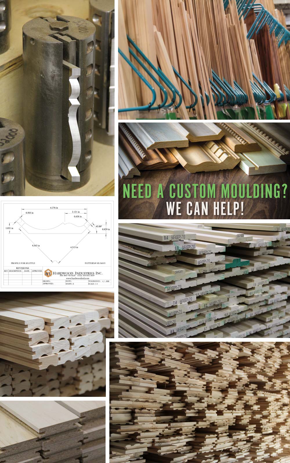 Hardwood Industries, your source for all things moldings!