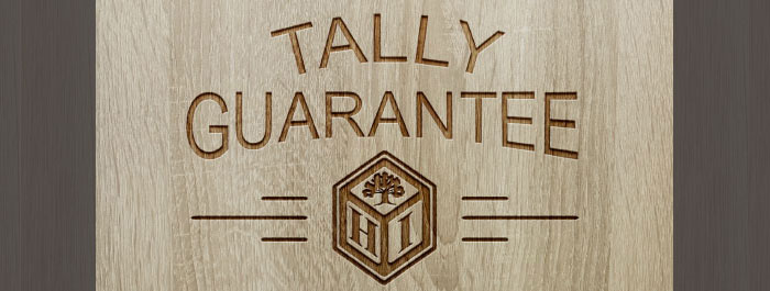 Tally Guarantee only from Hardwood Industries
