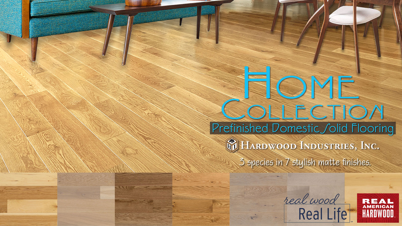 Introducing our new Home Collection line of Prefinished Domestic Solid hardwood flooring!