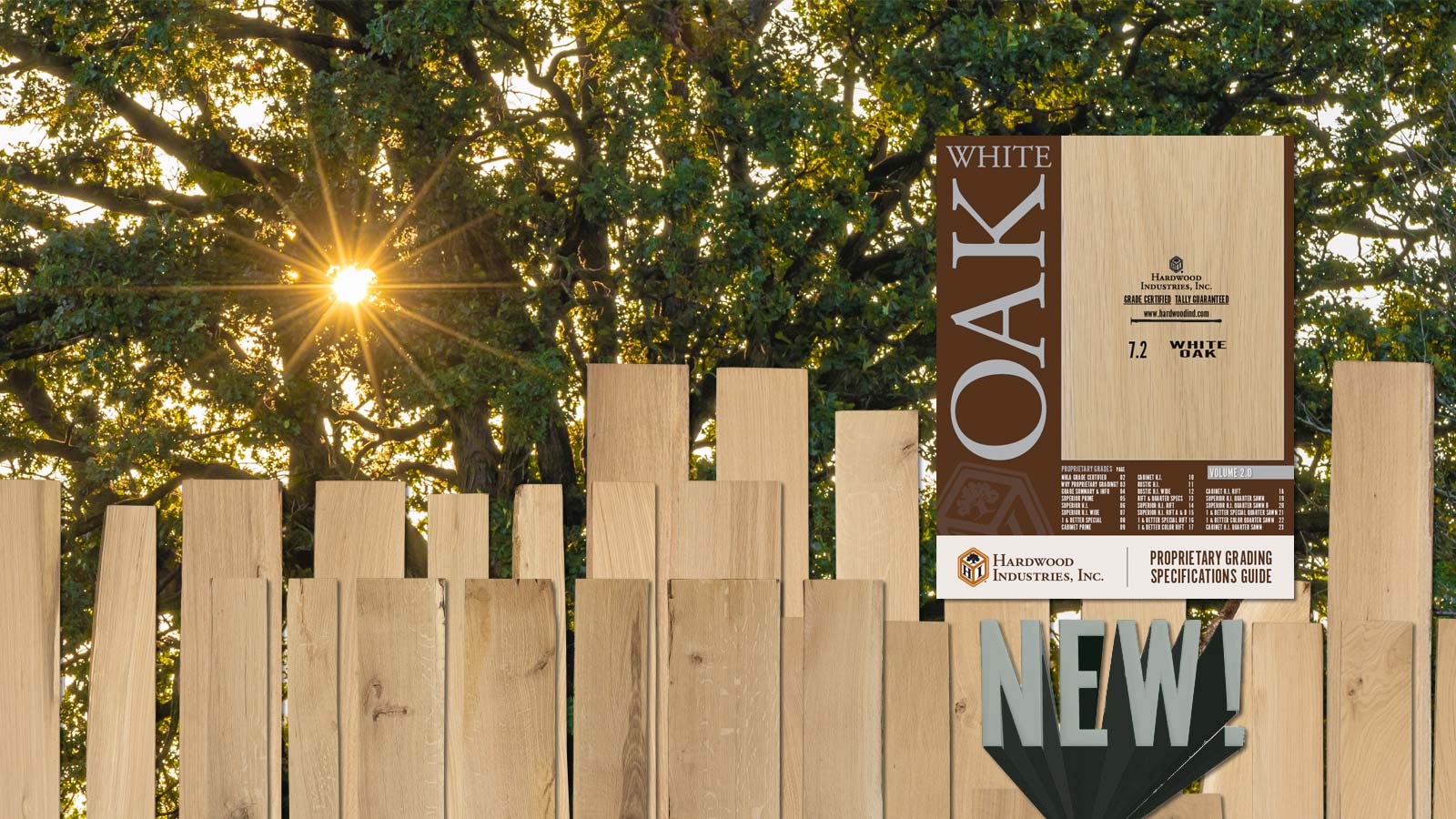 Our newly updated HI-Brand White Oak Lumber Proprietary Grading Specifications Guide Volume 2. Our proprietary grading system gives you access to White Oak lumber that will more specifically meet your needs. Inside you will find updated grades, grade specifications, and representative grade images. Let us help you find the best grade of White Oak for your application!